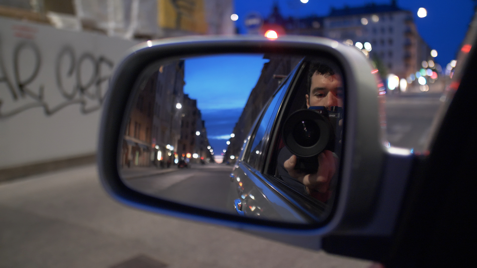 Bild inifrån en bil