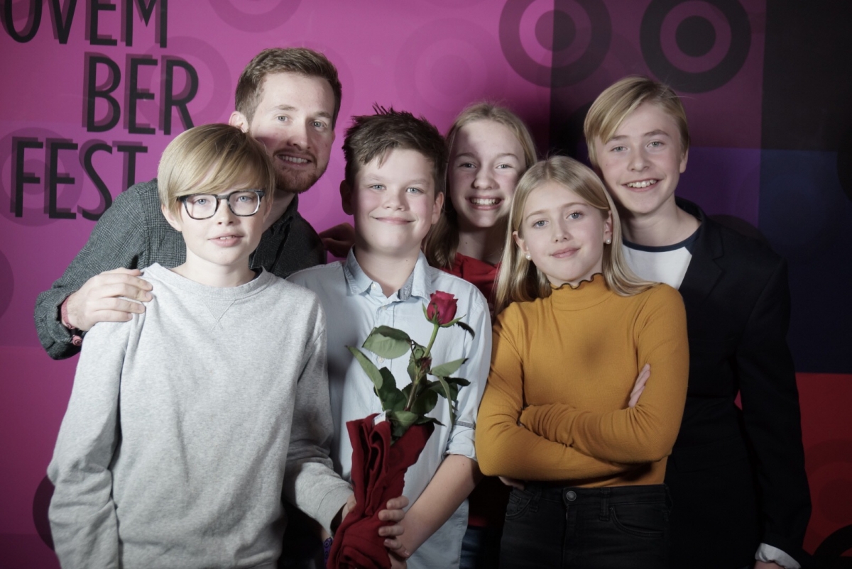 Christian Zetterberg med sin fantastiska skådespelare. Publiken prisade filmen, så även BUFF och sedan satt det också fint med ett andrapris i tungviktsklassen.