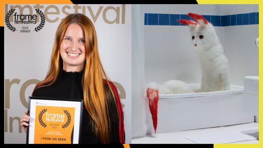 porträtt med diplom