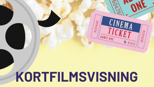 filmrulle, pokern och biobiljetter grafiskt