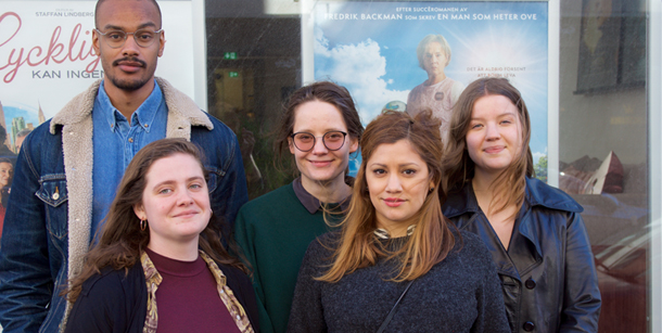 Ismaila Jallow, Liselotte Persson, Line Billa Ljøstad, Amanda Rhea Eriksson och Stina Eriksson.