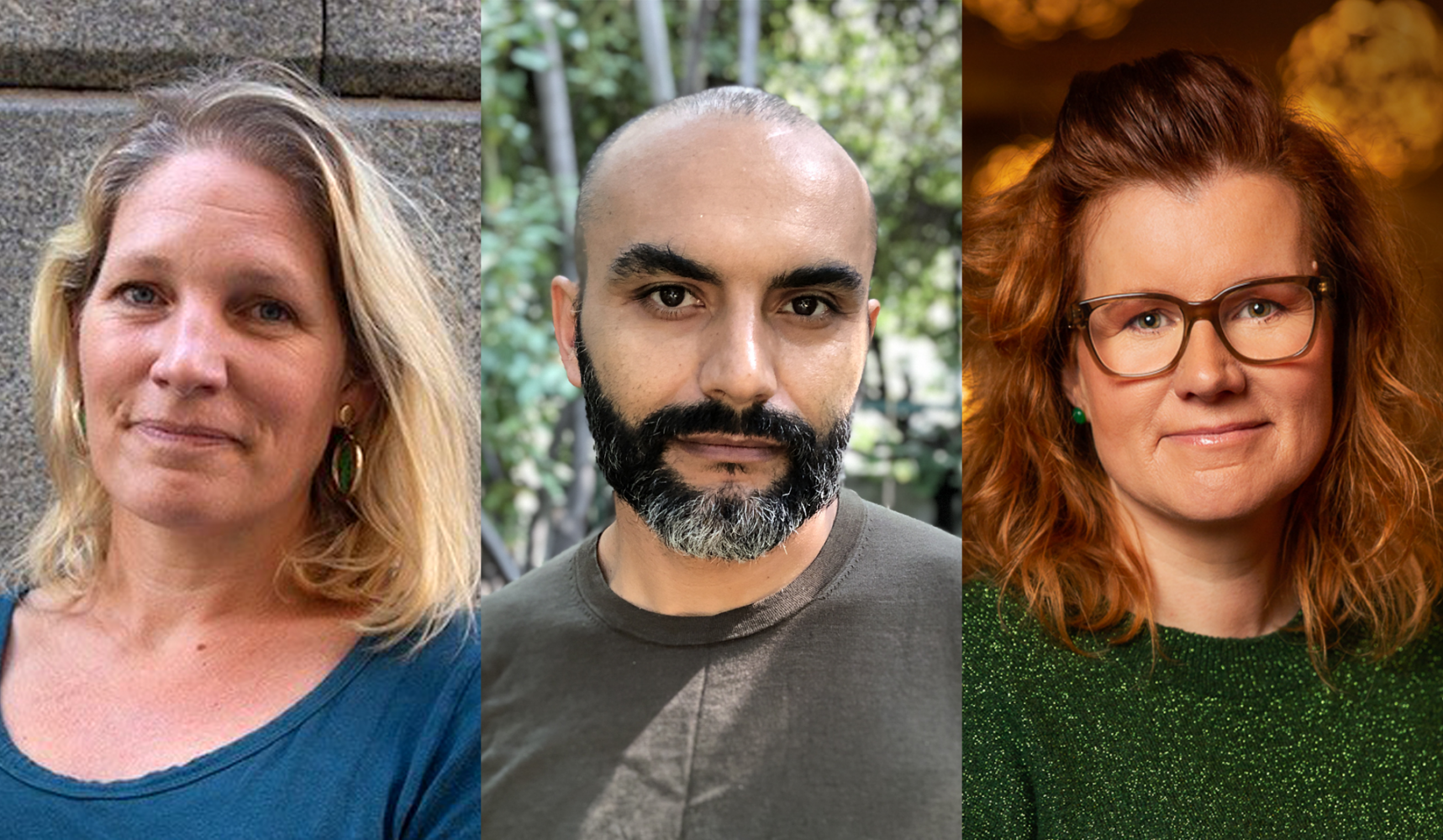 Kollage av Malin Söderlund, Gorki Glaser-Müller och Helen Ahlsson