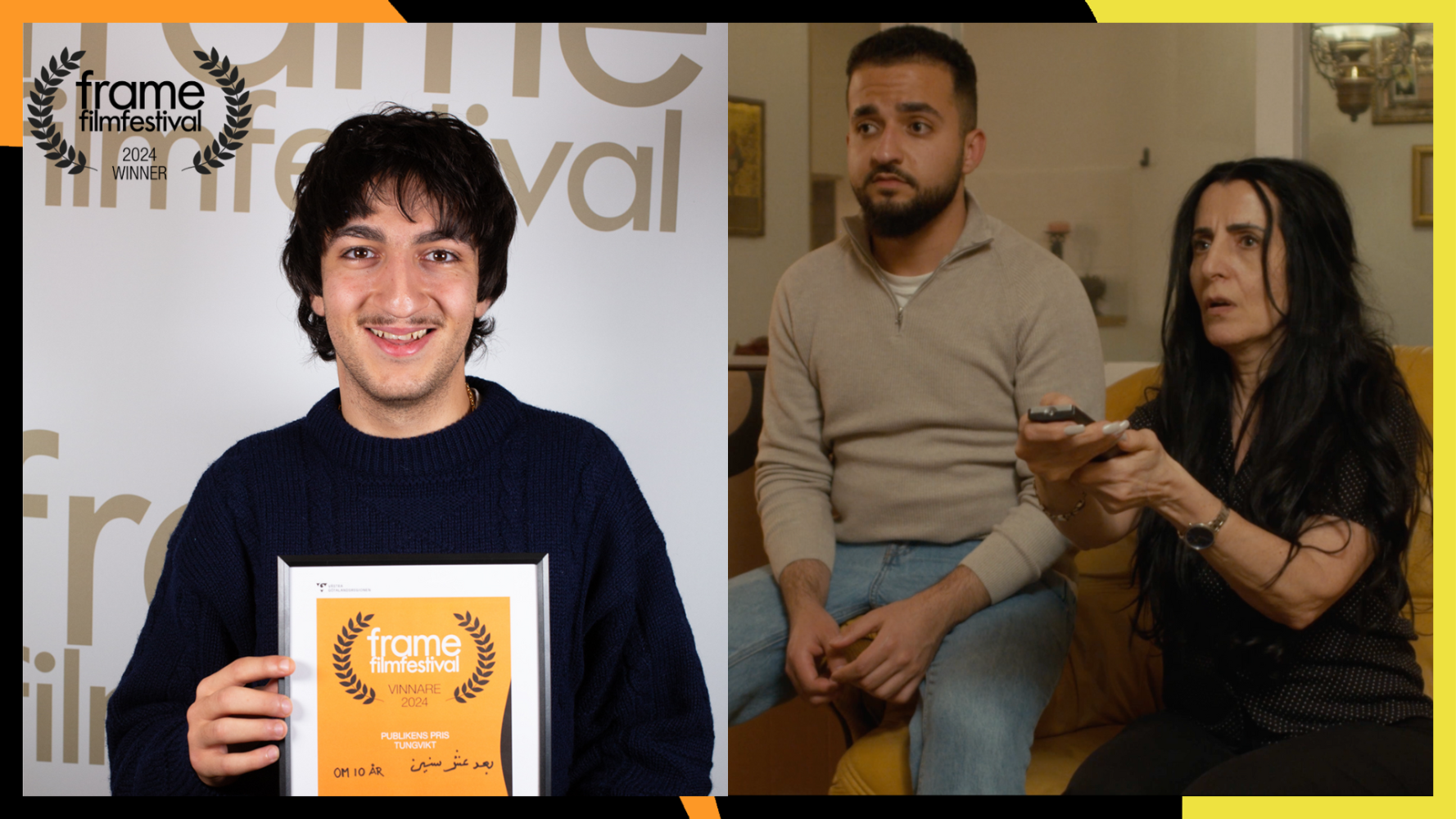 porträtt med diplom