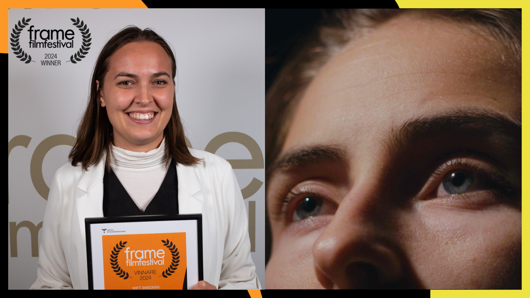 porträtt med diplom