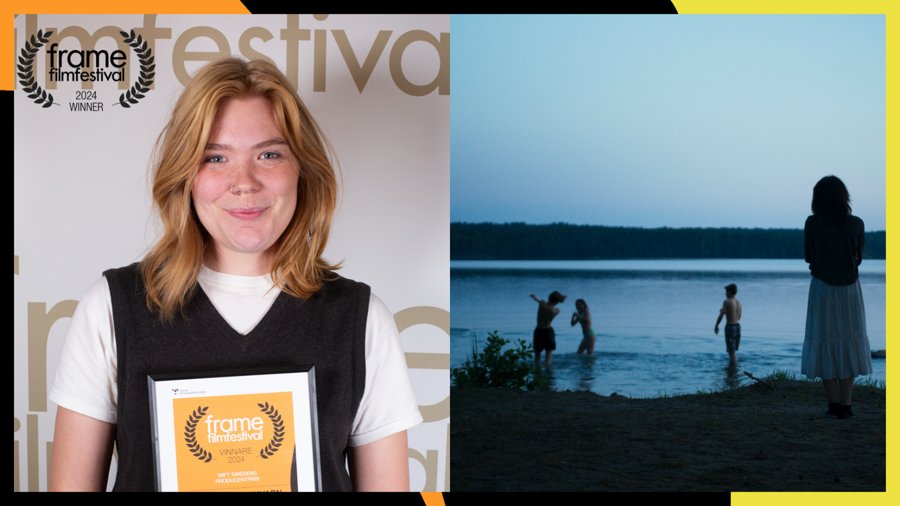 porträtt med diplom