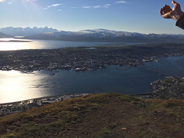 Tromsö är helt omgiven av vildmark. Unikt ställe för 360.