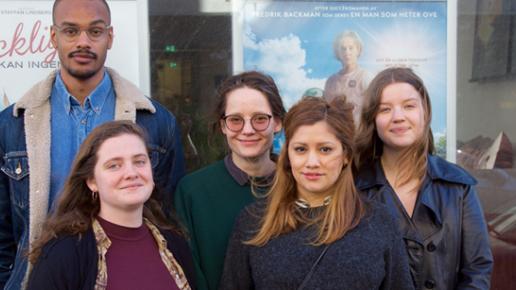 Ismaila Jallow, Liselotte Persson, Line Billa Ljøstad, Amanda Rhea Eriksson och Stina Eriksson.